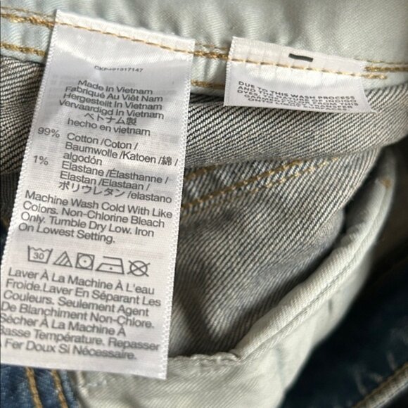 Madewell Tapered Denim Trousers in Concho Wash Size 29 - Picture 9 of 10